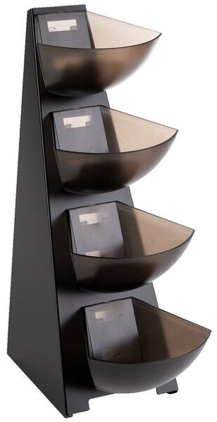 APS Multi-Rack 4-stufig schwarz/grau.