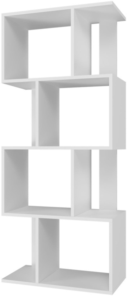 Selsey 'Fiesta' Standregal, Weiß, ca. 140 x 60 x 30 cm