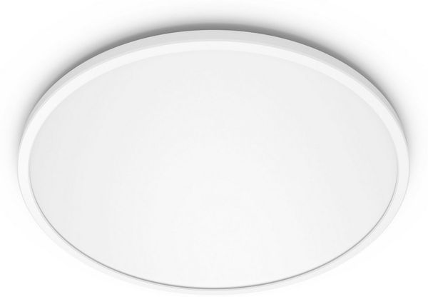 Philips Superslim CL550 Ceiling lamp Ø300 mm LED 18W 2700K SceneSwitch IP20, White