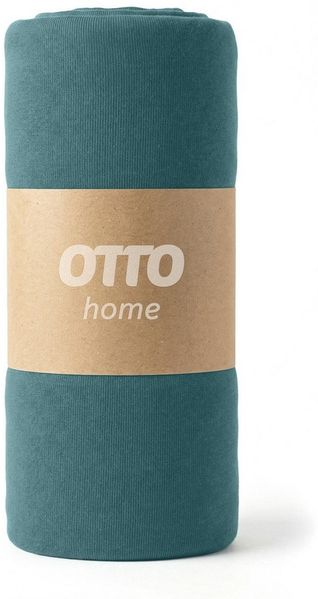 OTTO home Spannbettlaken PHYSALIS in BASIC und PREMIUM Qualität, 100% Baumwolle, Jersey (110 g/m), Gummizug: rundum, (1 Stück), für Matratzen bis 18 cm Höhe, Bettlaken, Spannbetttuch, pflegeleicht Bild 4