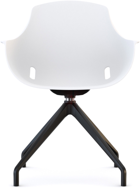 ASSMANN Schalenstuhl Consento Triest Schwarz 63x56x83cm Kunststoff Bild 2