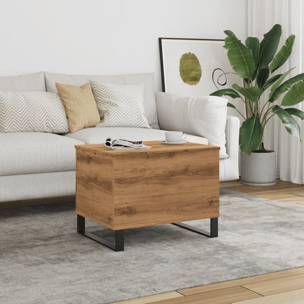 vidaXL Couchtisch Artisan-Eiche 60x44,5x45 cm Holzwerkstoff 857441