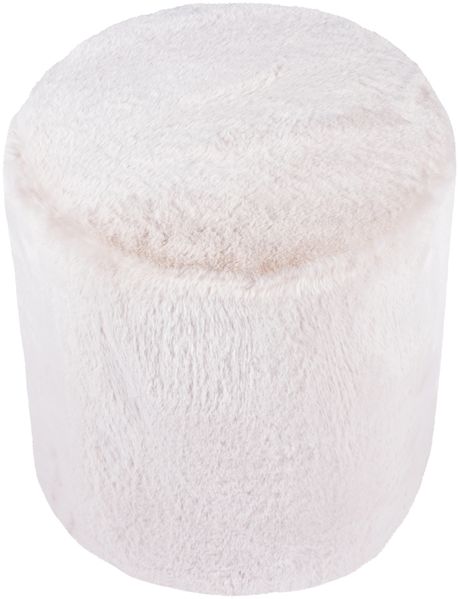 Wild & Soft Hocker - Medium - Schaf Weiß