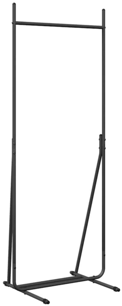 vidaXL Kleiderständer Schwarz 62 x 48 x 158 cm Stahl 868443