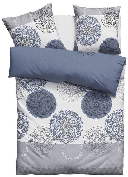 OTTO home Bettwäsche Tesso in Gr. 135x200, 155x220 oder 200x200 cm, Linon, 2 teilig, Bettwäsche mit Ornamenten und in verschiedenen Qualitäten