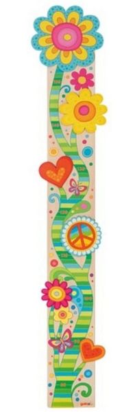goki Messlatte Floranella, bunt (Set, 1-tlg, 1), Skala von 80 - 140 cm