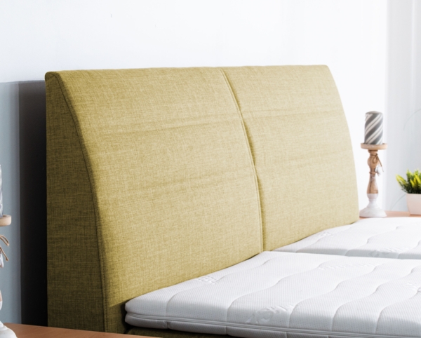 Meisterbetten Boxspringbett Syma 120x200 in W-Bambus, Matratzenbezug Nano, Ergoflex-Topper Bild 5