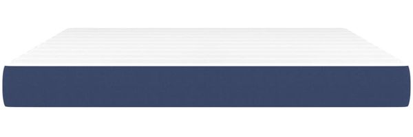 vidaXL Taschenfederkernmatratze Mittel Blau 160x200x20 cm Stoff 347820 Bild 3