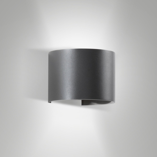 Fabas Luce 6542-21-294 LED Wandleuchte Cody dunkelgrau IP54 3000K
