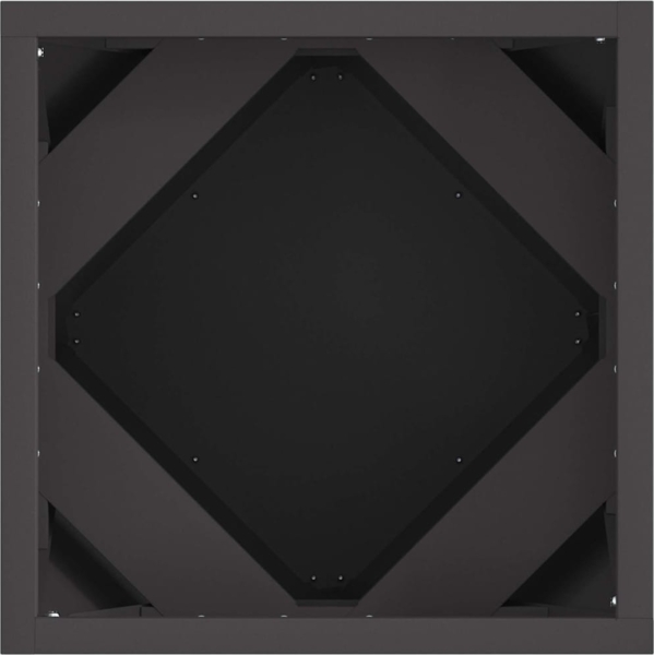 vidaXL Pflanzkübel 2 pcs Schwarz 30 x 30 x 30 cm Stahl 883809 Bild 6