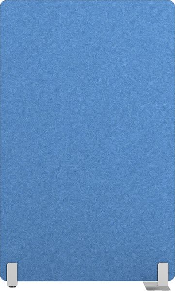 Rheinland Möbel FocusWall STW1016 – Akustik-Stellwand 1000×1600 mm in Stofffarbe Bluebell inkl. Standfüßen – Schreibtisch-Trennwand für Büro & Homeoffice – Schallschutz – Made in Germany