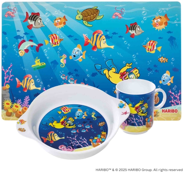 Ritzenhoff & Breker Haribo Seaworld Kindergeschirr-Set 3-teilig