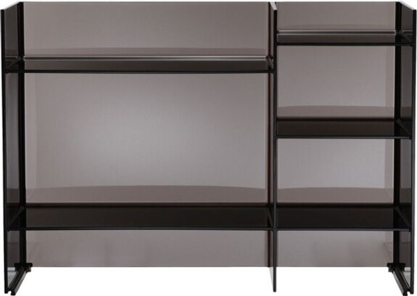 Kartell Sound-Rack, Bambus, Fume', 26 x 53 x 75 cm Bild 2