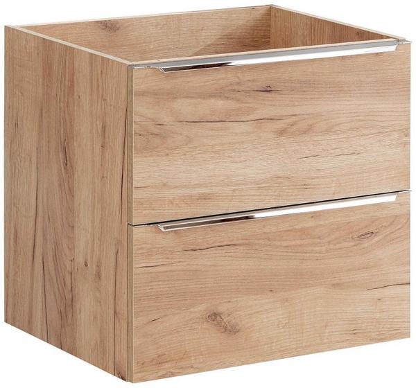 Waschtischunterschrank 60cm TOSKANA-56 in Wotaneiche Nb. B/H/T ca. 60/57/46cm