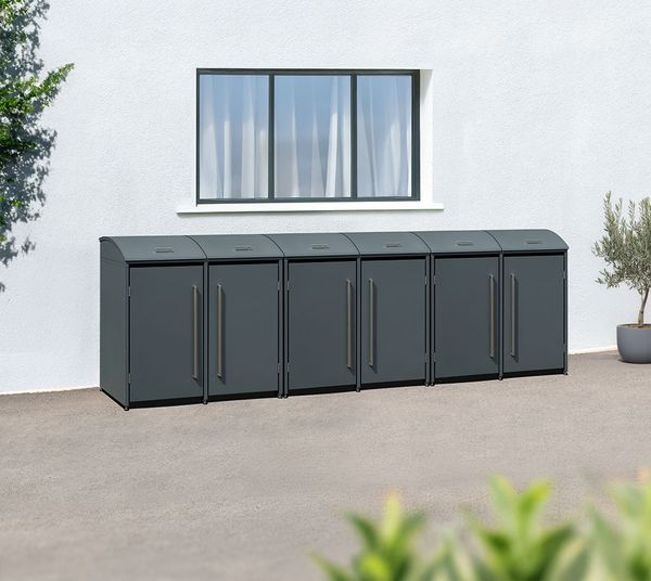 Westmann Metall Mülltonnenbox Moderna 6 | 6x240 L