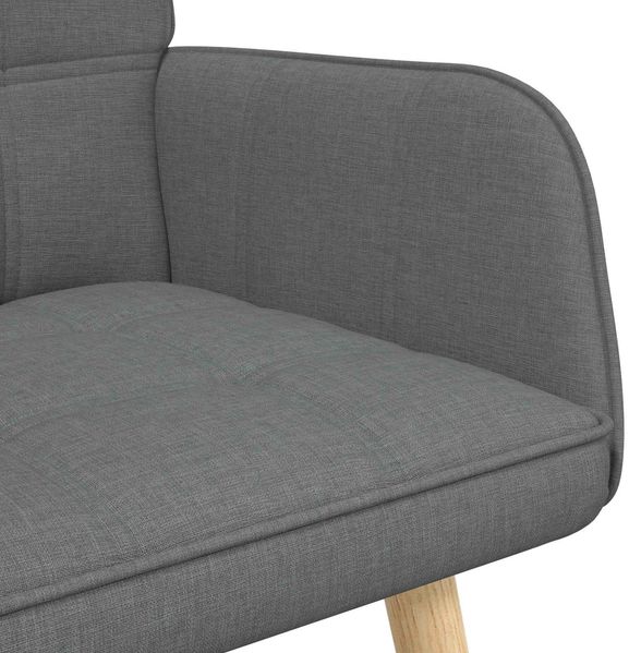 vidaXL 2-Sitzer Sofa Dunkelgrau 115 x 61 x 87 cm Stoff 42028892 Bild 7