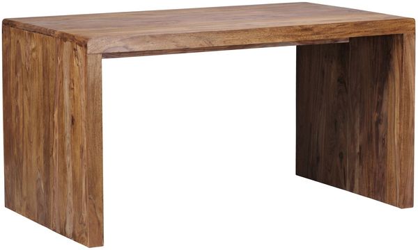 Wohnling 'Boha' Schreibtisch, Sheesham Massivholz natur, 140 x 80 x 76 cm Bild 2