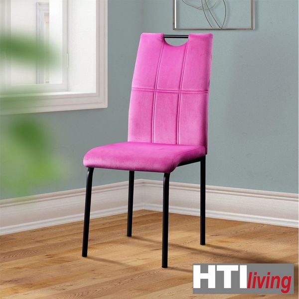 HTI-Living Esszimmerstuhl Stuhl Denton Velvet Pink (Stück, 1 St), Esszimmerstuhl Samt