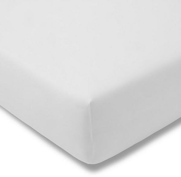 Estella Zwirnjersey Spannbetttuch für Boxspring Topper 100x200x7 cm weiß (100)