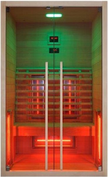 Sanotechnik Infrarotkabine 'FYN 2' für 2 Personen, Holz, 120x100x195 cm