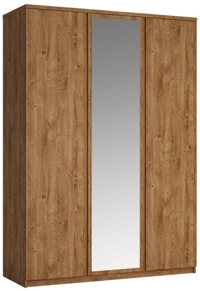 Kleiderschrank 3-türig in Eiche Nb. FORTALEZA-129, B/H/T ca. 155,3/220/58 cm