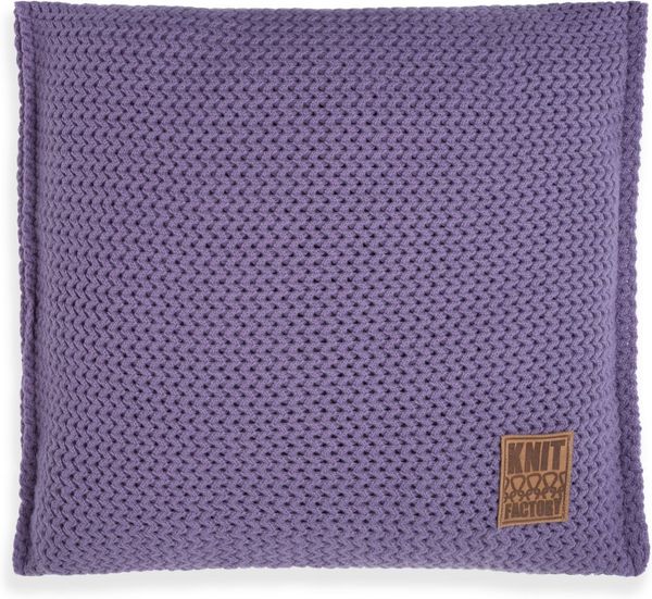 Knit Factory Maxx Kissen 50x50 cm Glatt Lila
