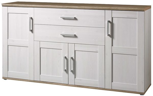 Sideboard Romy / Romance, Holzwerkstoff, Holzfarben, 186 x 100 x 46 cm