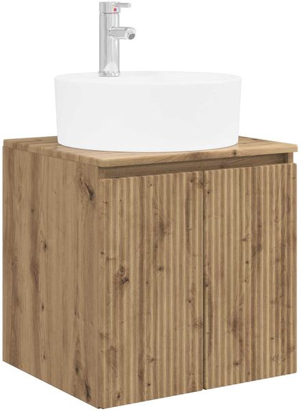 vidaXL Wandmontierte Waschtisch Artisan-Eiche 49,5 x 44,5 x 65 cm 890441