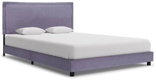 vidaXL Bettgestell Hellgrau Stoff 140x200 cm [280988] Bild 8