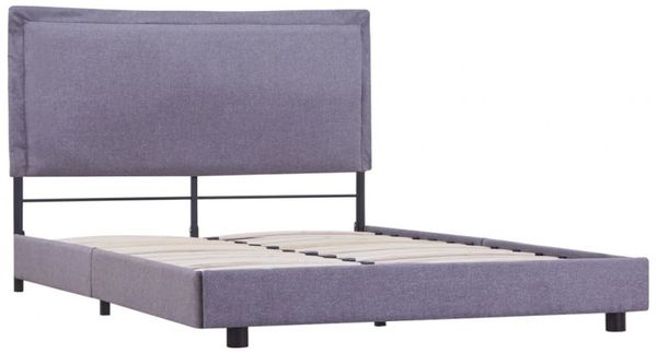 vidaXL Bettgestell Hellgrau Stoff 140x200 cm [280988] Bild 11