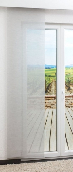 LYSEL® Schiebegardine Textur, (1 St), transparent, HxB 245x60cm