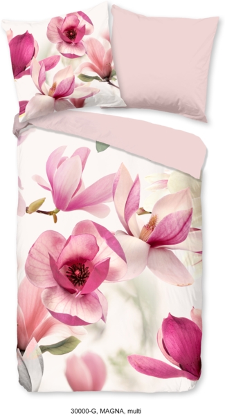 good morning Renforcé Bettwäsche 2 teilig Bettbezug 135x200 cm Kopfkissenbezug 80x80 cm Magna 30000. 99. 08 Multi Bild 2