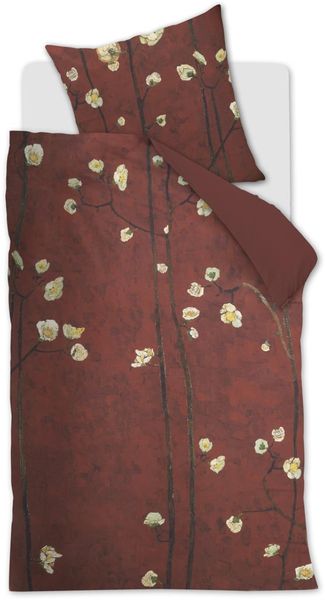 Beddinghouse x Van Gogh Museum 155 x 220 cm Plum Blossoms Red