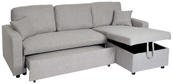 MCW Ecksofa MCW-L17, 3-Sitzer in L-Form, Mit 2 Rückenkissen, Max. Belastbarkeit: 360 kg