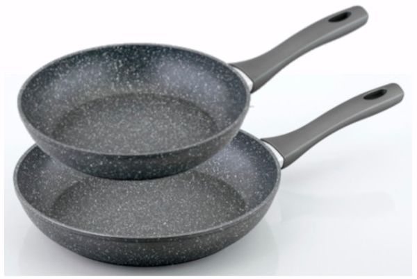 CS-Kochsysteme 24 und 28 cm marmorierte Bratpfanne EMDEN - Produktset