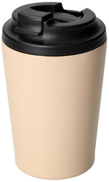 elasto Coffee-to-go-Becher Ceramico Kaffeebecher 360 ml Trinkbecher mit Deckel, Keramik, Edelstahl, Trinkbecher, robust
