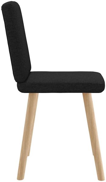 vidaXL Esszimmerstühle 2 Stk. Schwarz Stoff 4101199 Bild 5