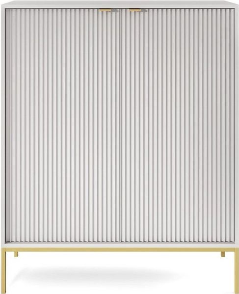 MOEBLO Kommode Light K104 (Zweitürige Kommode Elegante für Ihr Wohnzimmer), (HxBxT):83x104x39cm