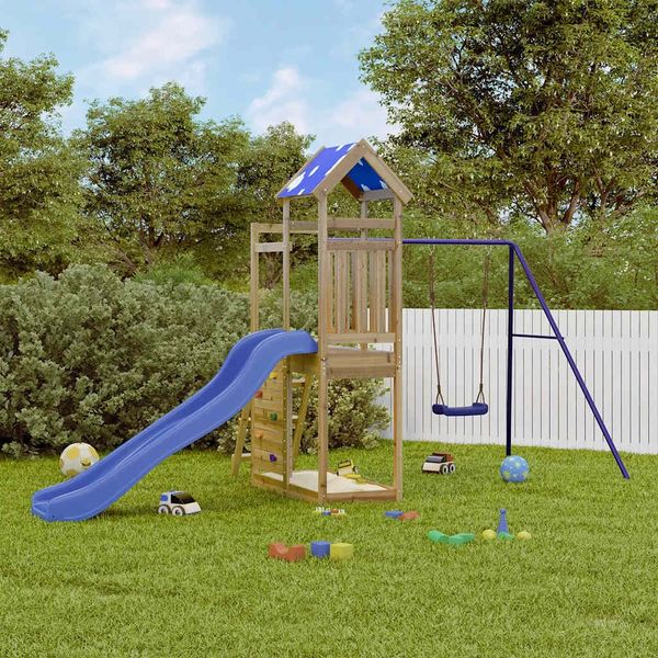 vidaXL Spielturm Imprägniertes Kiefernholz 3279144
