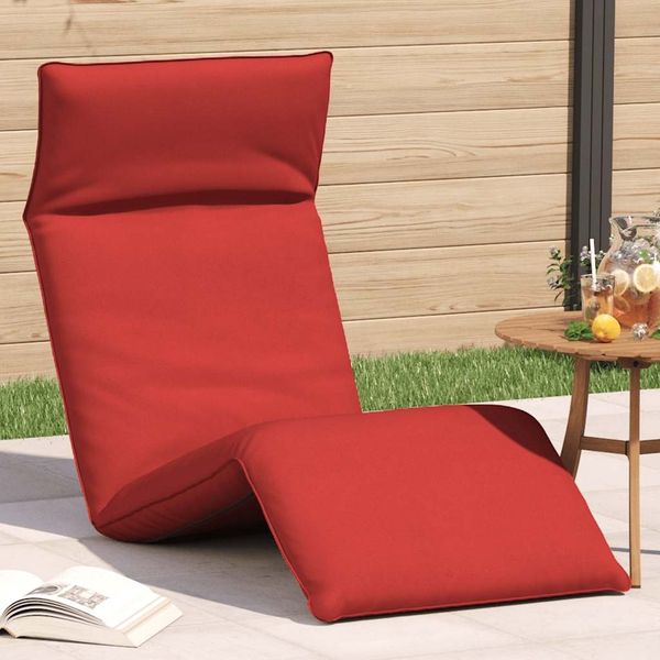 vidaXL Sonnenliege Klappbar Rot 175x54x8,5 cm Oxford-Gewebe 4019752