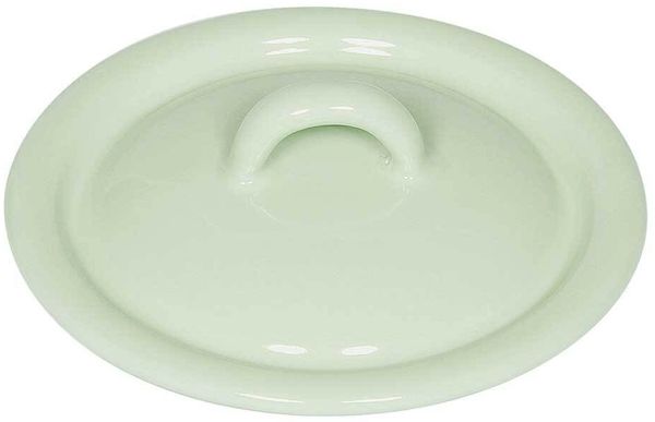 Riess Deckel Emaille Pastell Nilgrün 11cm