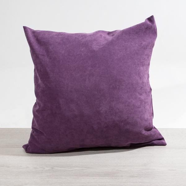 Kissen Deko von Lysel - violett Uni Jerada 40x40 Polyester kissenbezug Dekokissen