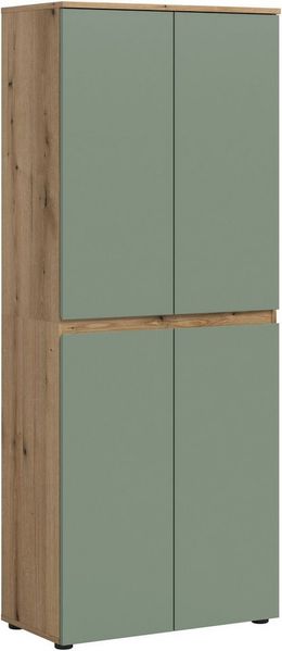 Home affaire Mehrzweckschrank CIPELA, 70x175 cm, viel Stauraum, variable Einlegeböden, Kleiderstange (1-St, in vielen verschiedenen Trendfarben verfügbar) Schuhschrank, Kleiderschrank, Universalschrank, Aktenschrank, Schrank