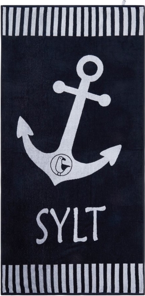 Schietwetter Strandtuch Unisex, Unisex Erw. Strandhandtuch "Sylt" 180x88 cm, Stoff, schnelltrocknend