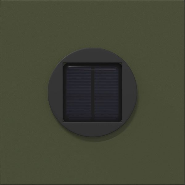 vidaXL Solar LED Weg Licht 2 pcs Olive Grün Kalt gewalzter Stahl 879740 Bild 7