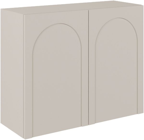 Selsey 'Arkadia' Sideboard mit 2 Türen und Bogenausschnitt, Kaschmirgrau, 100 cm