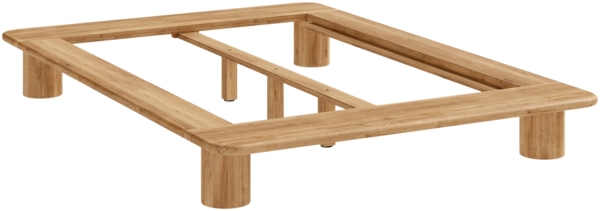 skølm 'Vestri' Futonbett 140x200 cm, aus Eiche Massivholz