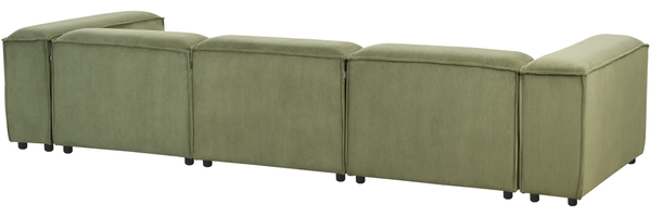 Linksseitiges Ecksofa ARDAL Cord Grün Linksseitig Bild 6
