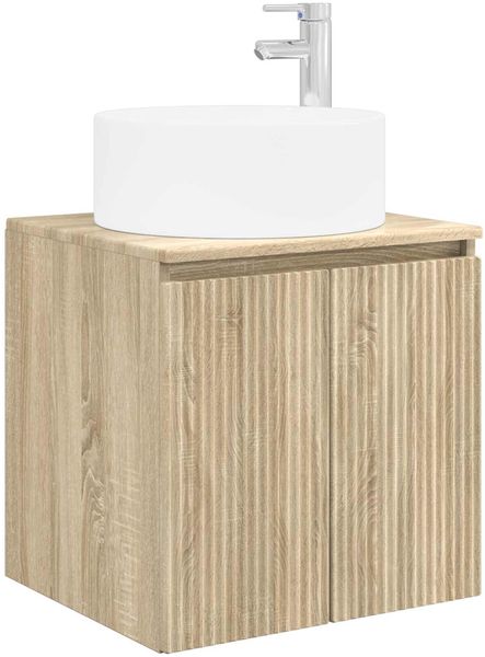 vidaXL Wandmontierte Waschbecken-Vanität Sonoma-Eiche 890464
