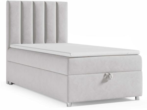 Best for Home Boxspringbett mit Bettkasten Trinity K-10 SINGLE Bonellfederkern inkl. Topper